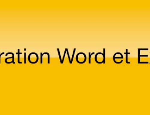 Migration Word et Excel