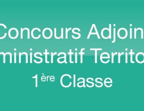 Concours Adjoint Administratif Territorial – 1ère Classe